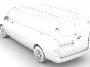 mercedes benz vito panel van l3 2019 3Dモデル