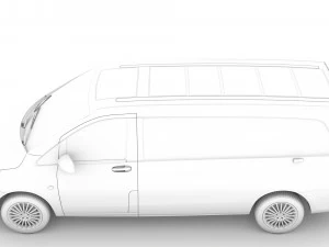 mercedes benz vito panel van l3 2019 3D Model