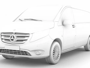 mercedes benz vito panel van l3 2019 3D Model