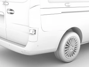 mercedes benz vito panel van l3 2019 3D Model