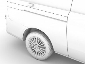 mercedes benz vito panel van l3 2019 3Dモデル