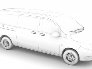 mercedes benz vito panel van l3 2019 3Dモデル