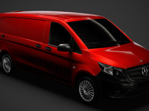 mercedes benz vito panel van l3 2019 3Dモデル