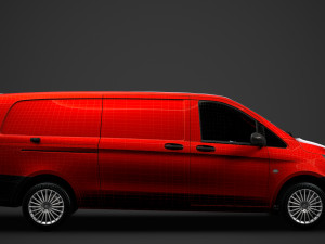 mercedes benz vito panel van l3 2019 3Dモデル