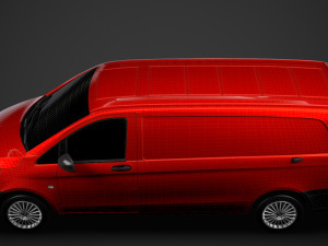 mercedes benz vito panel van l3 2019 3Dモデル