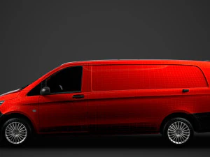 mercedes benz vito panel van l3 2019 3D Model