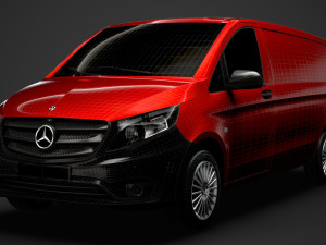 mercedes benz vito panel van l3 2019 3Dモデル