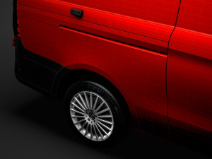 mercedes benz vito panel van l3 2019 3Dモデル