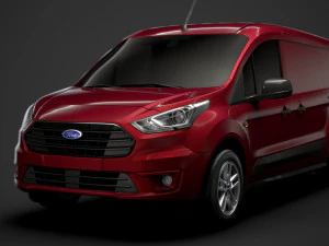 transit connect lwb 2020 3D Model