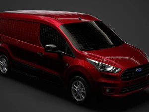 transit connect lwb 2020 3D Model