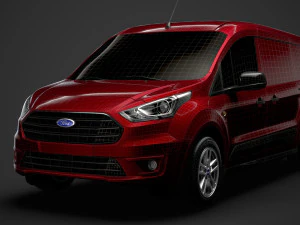 transit connect lwb 2020 3D Model