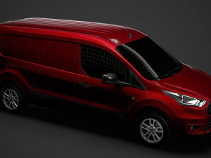 transit connect lwb 2020 3D Model