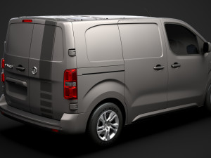 vauxhall vivaro l1 uk spec 2020 Modèle 3D