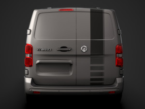 vauxhall vivaro l1 uk spec 2020 Modèle 3D