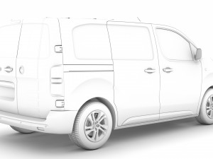 vauxhall vivaro l1 uk spec 2020 Modèle 3D