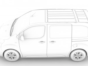 vauxhall vivaro l1 uk spec 2020 Modèle 3D