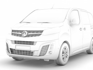 vauxhall vivaro l1 uk spec 2020 Modèle 3D