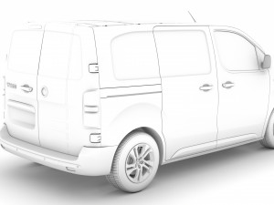 vauxhall vivaro l1 uk spec 2020 Modèle 3D