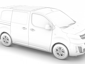 vauxhall vivaro l1 uk spec 2020 Modèle 3D