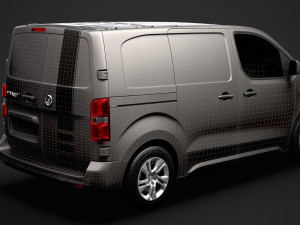 vauxhall vivaro l1 uk spec 2020 Modèle 3D