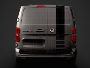 vauxhall vivaro l1 uk spec 2020 Modèle 3D