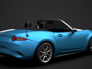 mazda mx 5 arctic nd 2017 3D Model