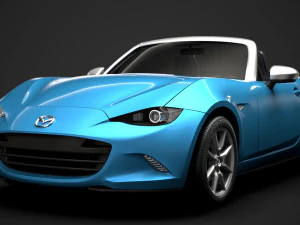 mazda mx 5 arctic nd 2017 3D Model