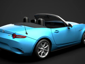 mazda mx 5 arctic nd 2017 3D Model