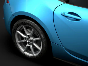 mazda mx 5 arctic nd 2017 3D Model