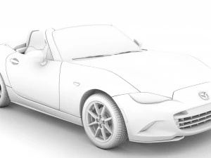 mazda mx 5 arctic nd 2017 3D Model