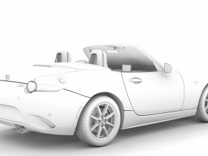 mazda mx 5 arctic nd 2017 3D Model