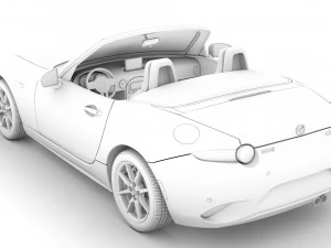 mazda mx 5 arctic nd 2017 3D Model