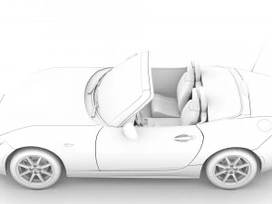mazda mx 5 arctic nd 2017 3D Model