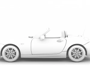 mazda mx 5 arctic nd 2017 3D Model