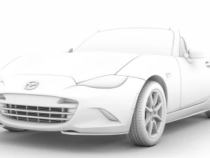 mazda mx 5 arctic nd 2017 3D Model