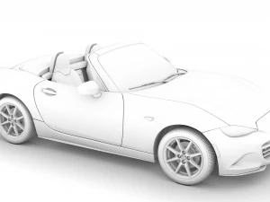 mazda mx 5 arctic nd 2017 3D Model