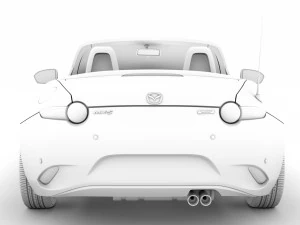 mazda mx 5 arctic nd 2017 3D Model
