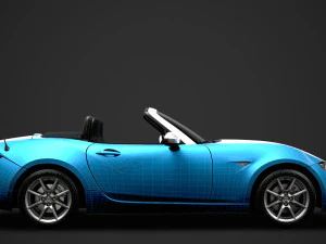 mazda mx 5 arctic nd 2017 3D Model