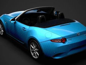 mazda mx 5 arctic nd 2017 3D Model