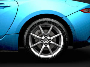 mazda mx 5 arctic nd 2017 3D Model