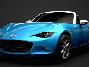 mazda mx 5 arctic nd 2017 3D Model