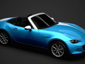 mazda mx 5 arctic nd 2017 3D Model