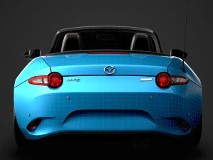 mazda mx 5 arctic nd 2017 3D Model