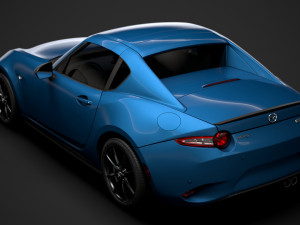 mazda mx 5 rf sport black nd 2020 Model 3D