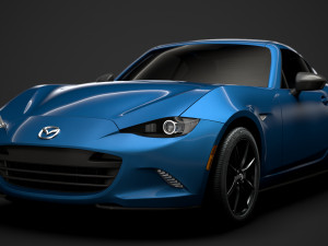 mazda mx 5 rf sport black nd 2020 Model 3D