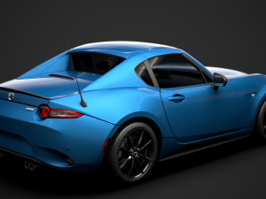mazda mx 5 rf sport black nd 2020 Model 3D
