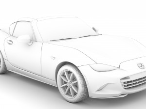 mazda mx 5 rf sport black nd 2020 Model 3D
