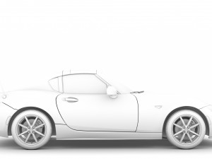 mazda mx 5 rf sport black nd 2020 Model 3D