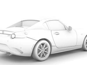 mazda mx 5 rf sport black nd 2020 Model 3D