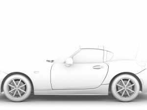 mazda mx 5 rf sport black nd 2020 Model 3D